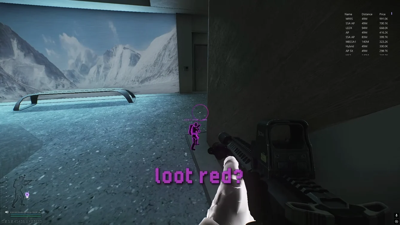 ESP, soft aim, and radar included with escape from tarkov cheats